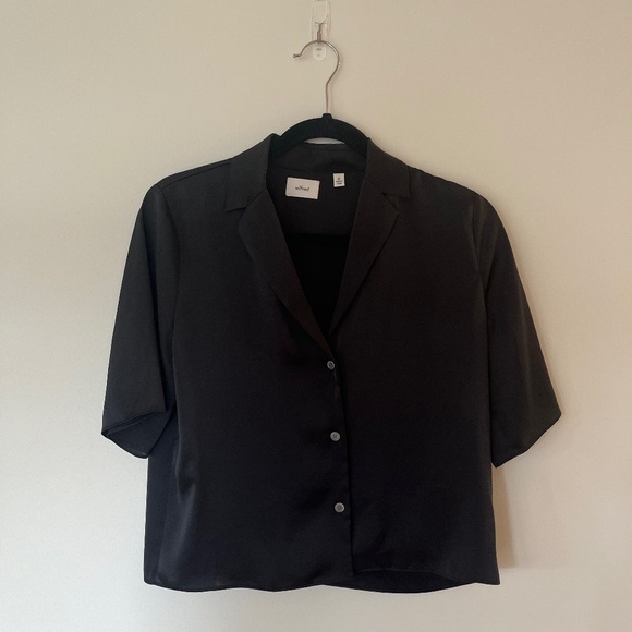 Aritzia Wilfred Beso Short Sleeve Blouse - Picture 2 of 4